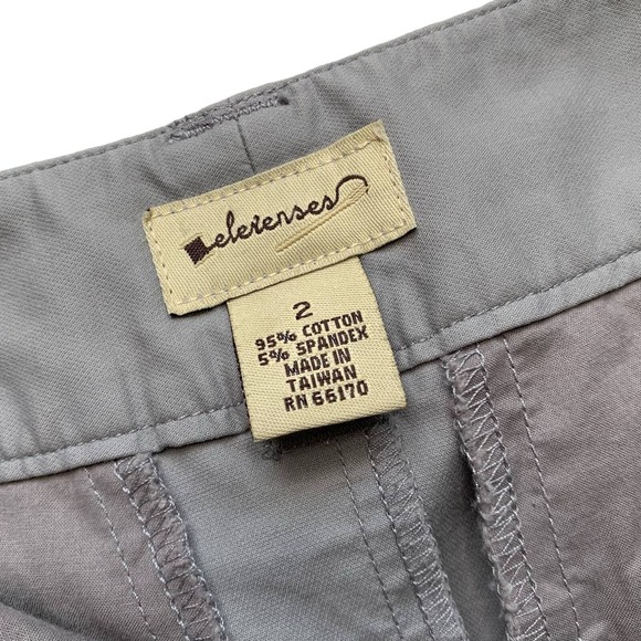 ANTHROPOLOGIE Elevenses Gray Chino Pencil Skirt Size 2 - Picture 5 of 8